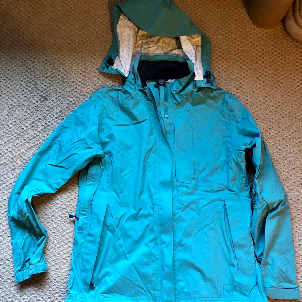 REI women’s rain jacket adult small- gently used